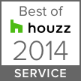 Best of Houzz Service 2014 award badge