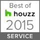 Best of Houzz Service 2015 award badge